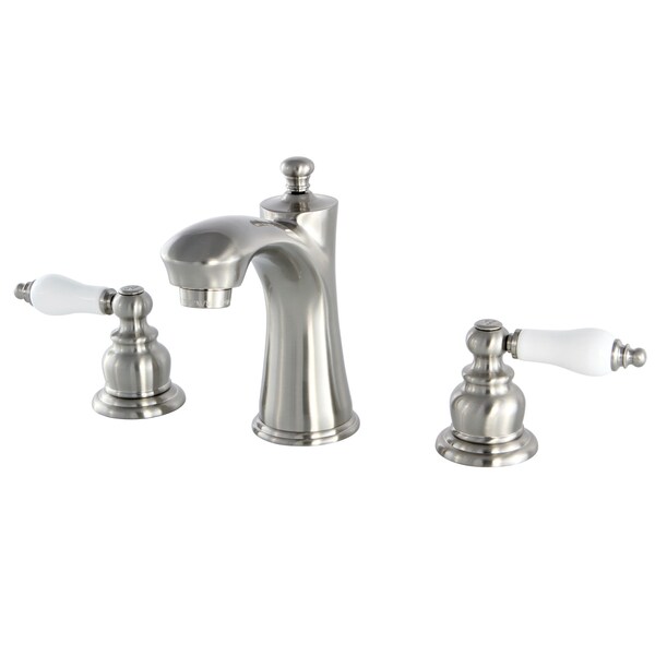 8" Widespread Bathroom Faucet, Brushed Nickel